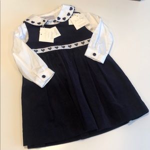 Rachel Riley corduroy dress w/ matching blouse.